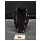 Necklace Chain marked 18k GF
