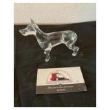 Glass dog