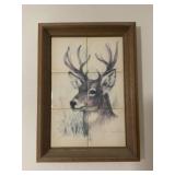 Deer tile art