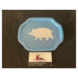 Vintage pig tray