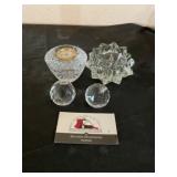 Cut glass items