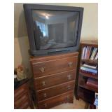 Dresser with Panasonic tv