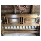 Wood bed frame - full size