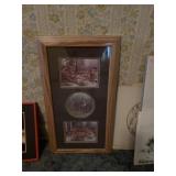Assorted wall art and miscellaneous items