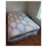 Single bed and box springs