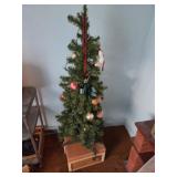 Christmas tree and player