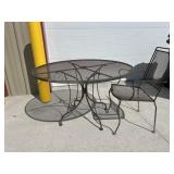 Patio Table and one chair