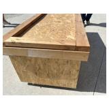 Rolling wood box