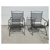 Two patio chairs