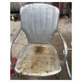 Vintage metal lawn chair