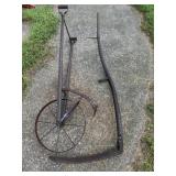 Vintage metal garden tools