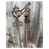 Vintage metal lamp bases