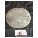 Metal memorial plaque
