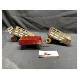 Metal toy trailers