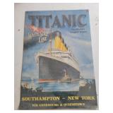 Titanic tin sign