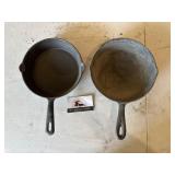Cast iron skillets