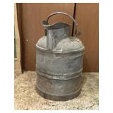 Vintage heavy metal can marked Omaha