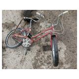 Bicycle yard art