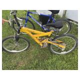 Bicycles- both have flat tires