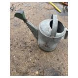 Galvanized watering can