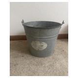 Galvanized bucket