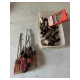 Screwdrivers and sockets