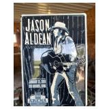 Metal Jason Aldean tour sign