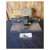 Vintage dial typewriter