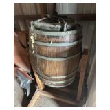 Barrel style butter churn