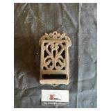 Cast iron matches holder