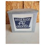 Anderson Erickson metal milk crate