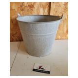 Galvanized bucket