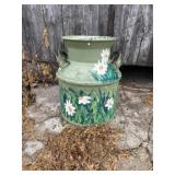 Painted cream can