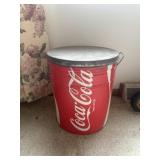 Metal Coca-Cola tin can