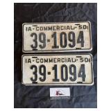 IA Commercial license plates