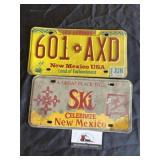 New Mexico license plates