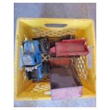 Crate with misc toys
