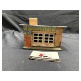 Tin litho toy town fire department