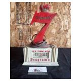 Vintage Seagrams light clock
