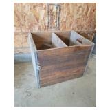 Wooden anheuser-busch crate
