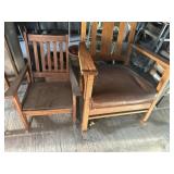 Childrenï¿½s and adult wooden rockers