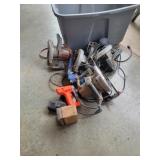 Saws and staple guns