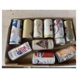 Vintage beer cans