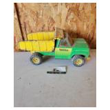 Tonka green and yellow truck - metal