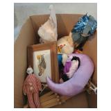 Assorted clown decor