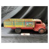 Tin Litho Lazy Days Farms Truck