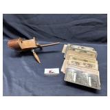 Stereoscope and slides
