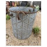 Galvanized bucket