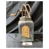 Glass Butter Churn