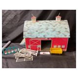 Tin Litho Rolling Hills Farm Barn